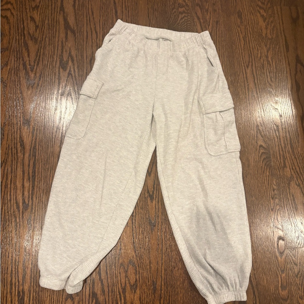 Aerie waffle cargo sweatpants